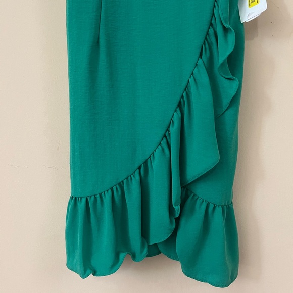 B. Darlin Kelly Green Dress Size 7/8 - Picture 3 of 10